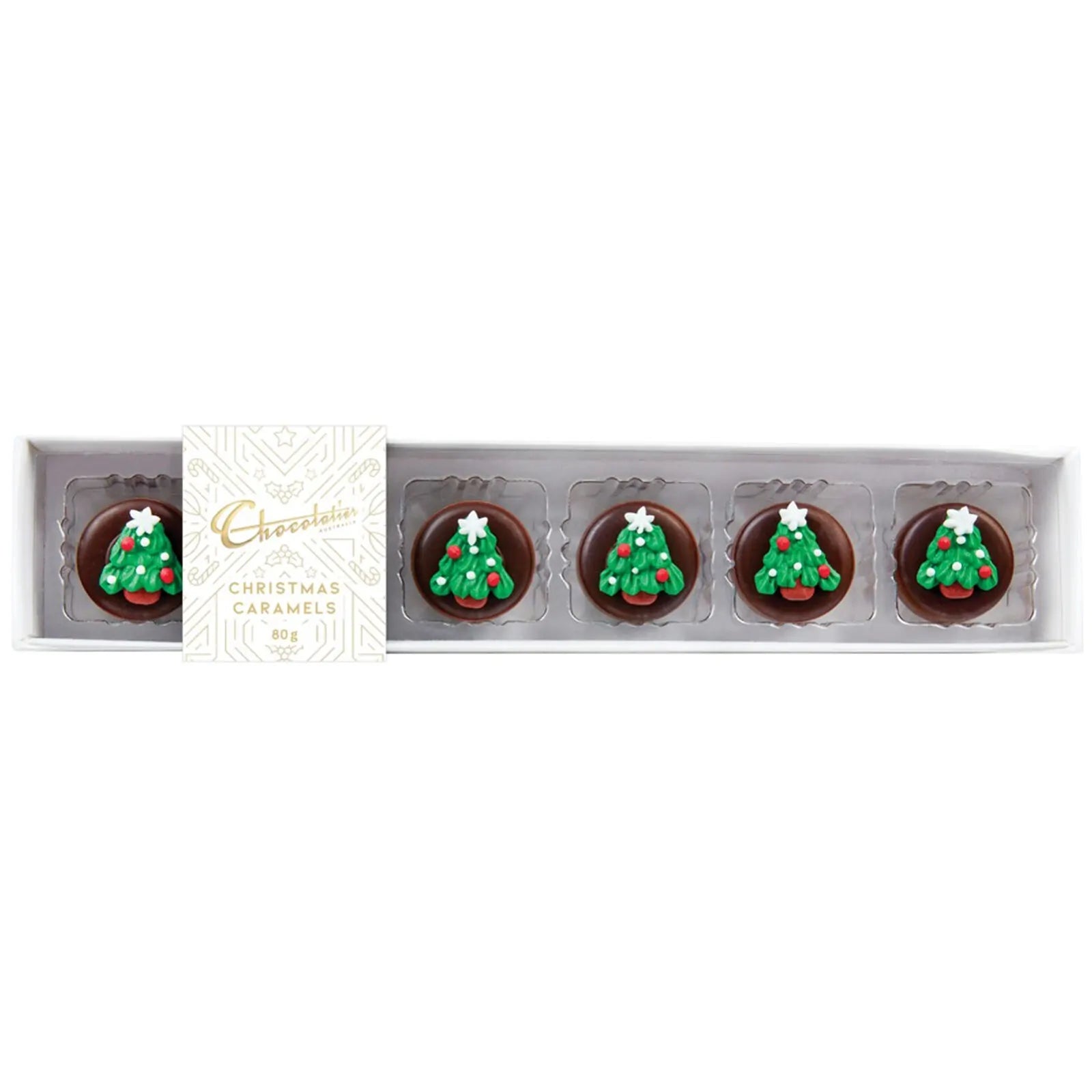 Chocolatier Christmas Caramels 6 Pack 80g