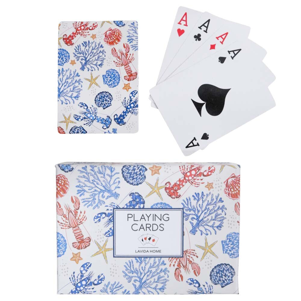 Playing cards lobster