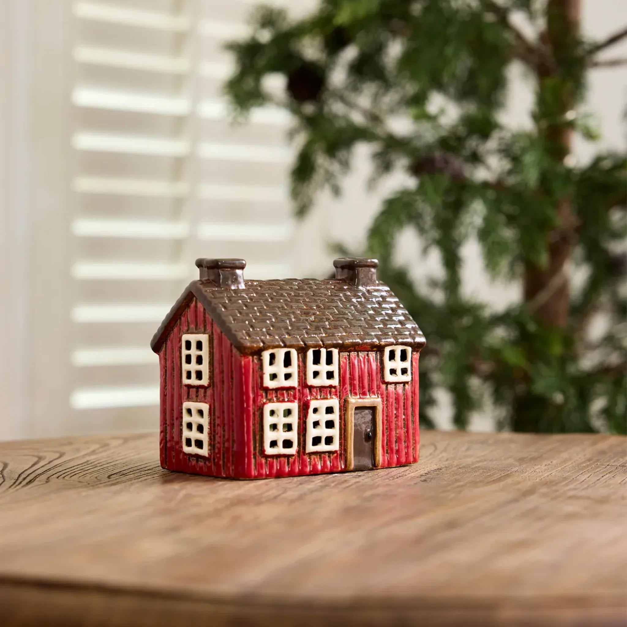 Nordgard Torp Red Cottage Christmas Tea Light