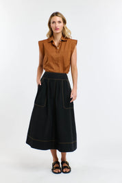 Marion Skirt Dark Denim