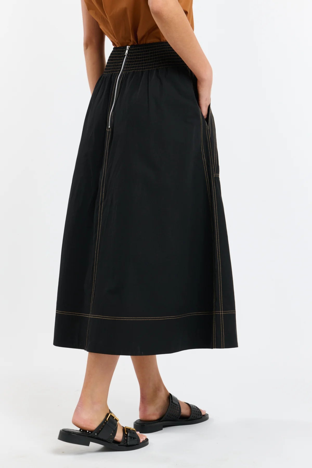 Marion Skirt Dark Denim