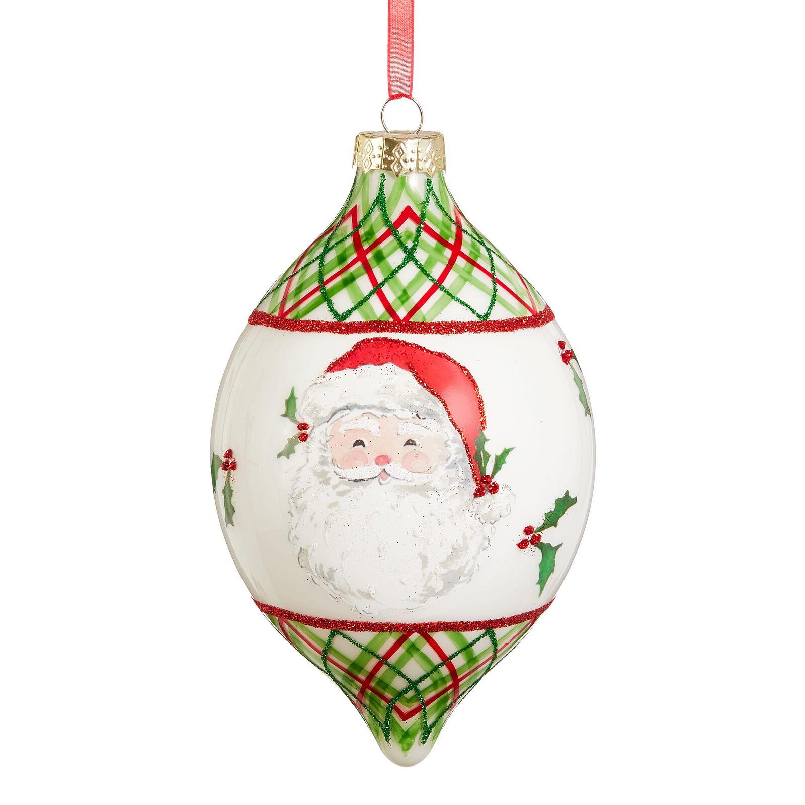 Jolly Santa Hanging Ornament