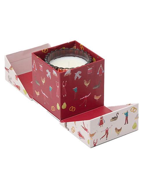 Holiday Merry Tinted Glass Candle 4.5oz - Winter Berry