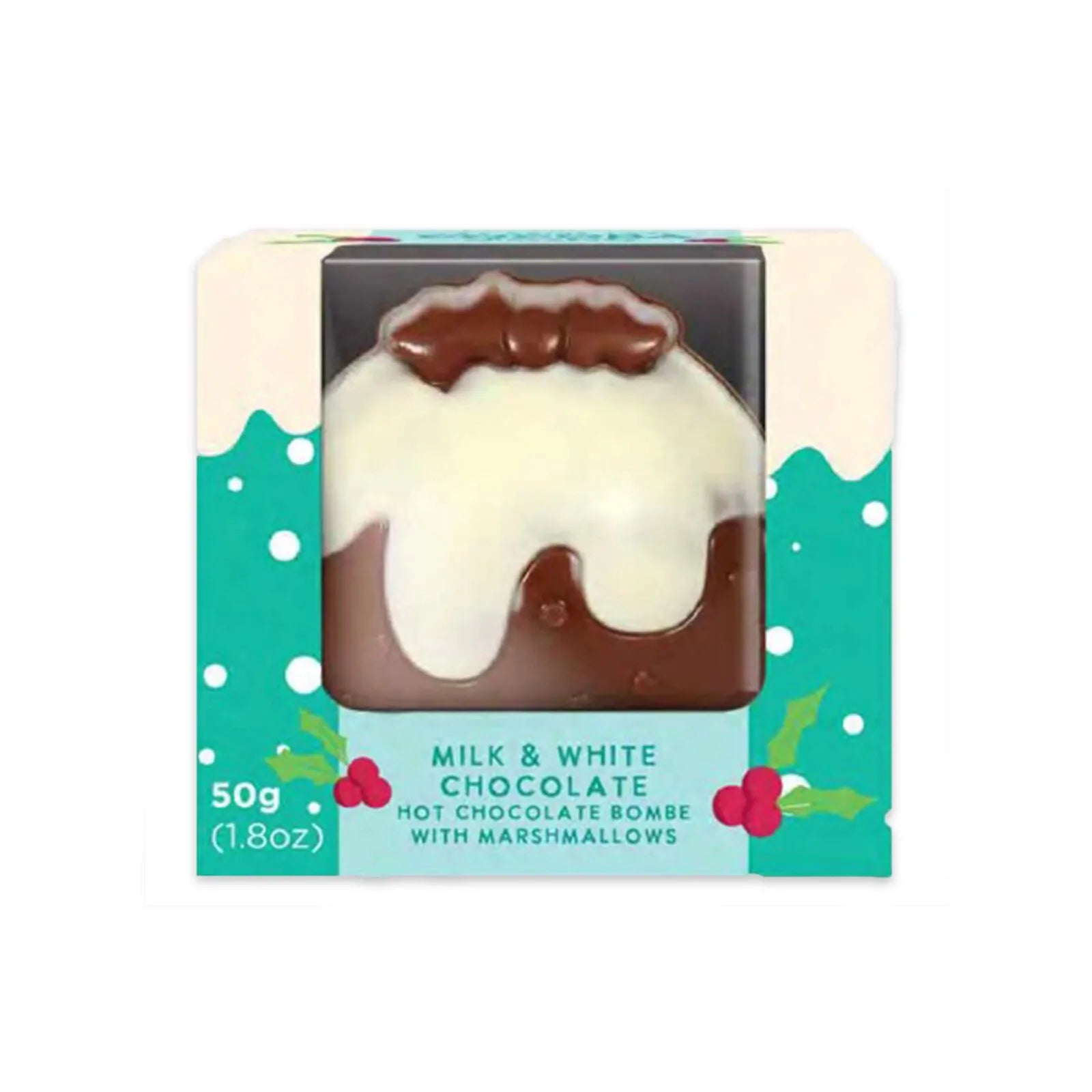 Cocoba Christmas Pudding Hot Chocolate Bombe 50g