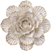 Ceramic Flower Cream/Pistachio