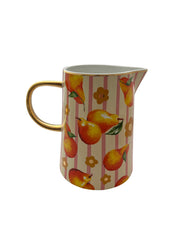 Frutti Bloom Pear Jug by Carla Dinnage