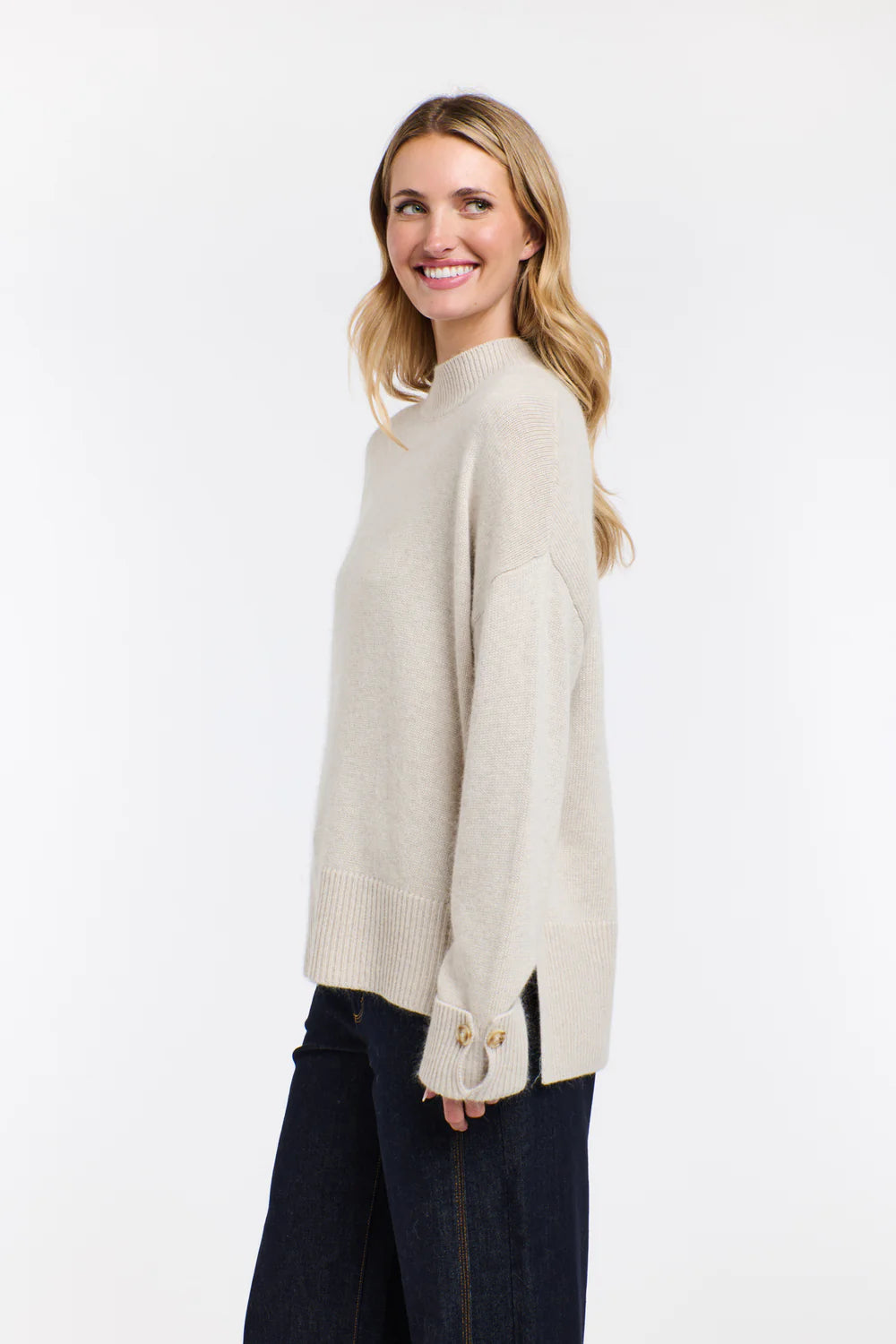 Alpine Cuff Jumper Natural
