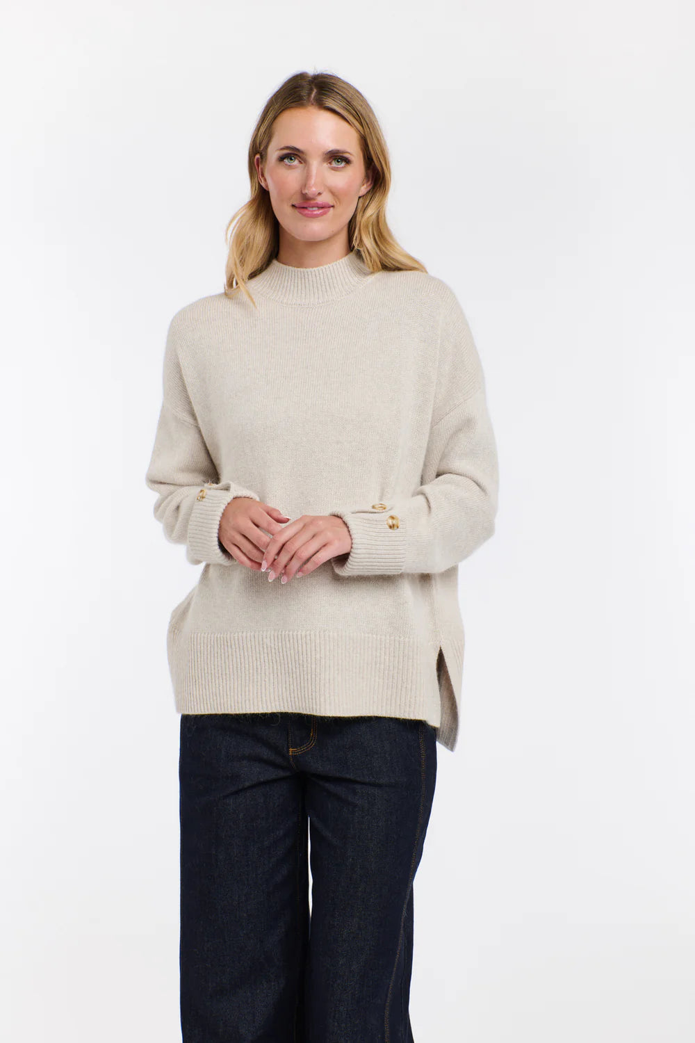 Alpine Cuff Jumper Natural