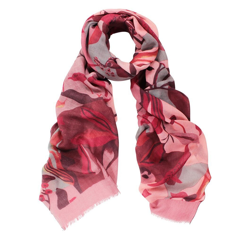 Ambrose Abstract Print Wool Scarf
