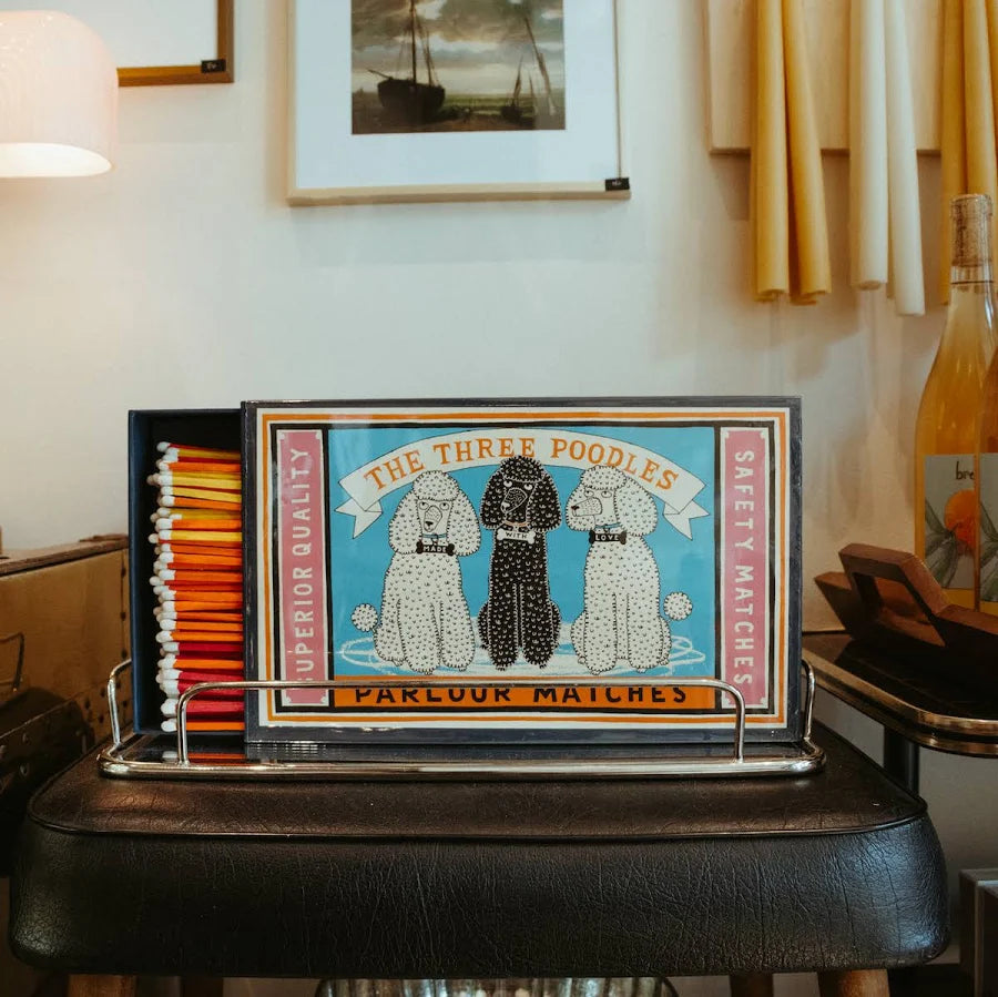 Archivist The Three Poodles Giant Parlour Matches