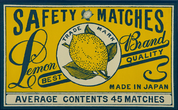 Archivist Giant Matches - Lemon Brand