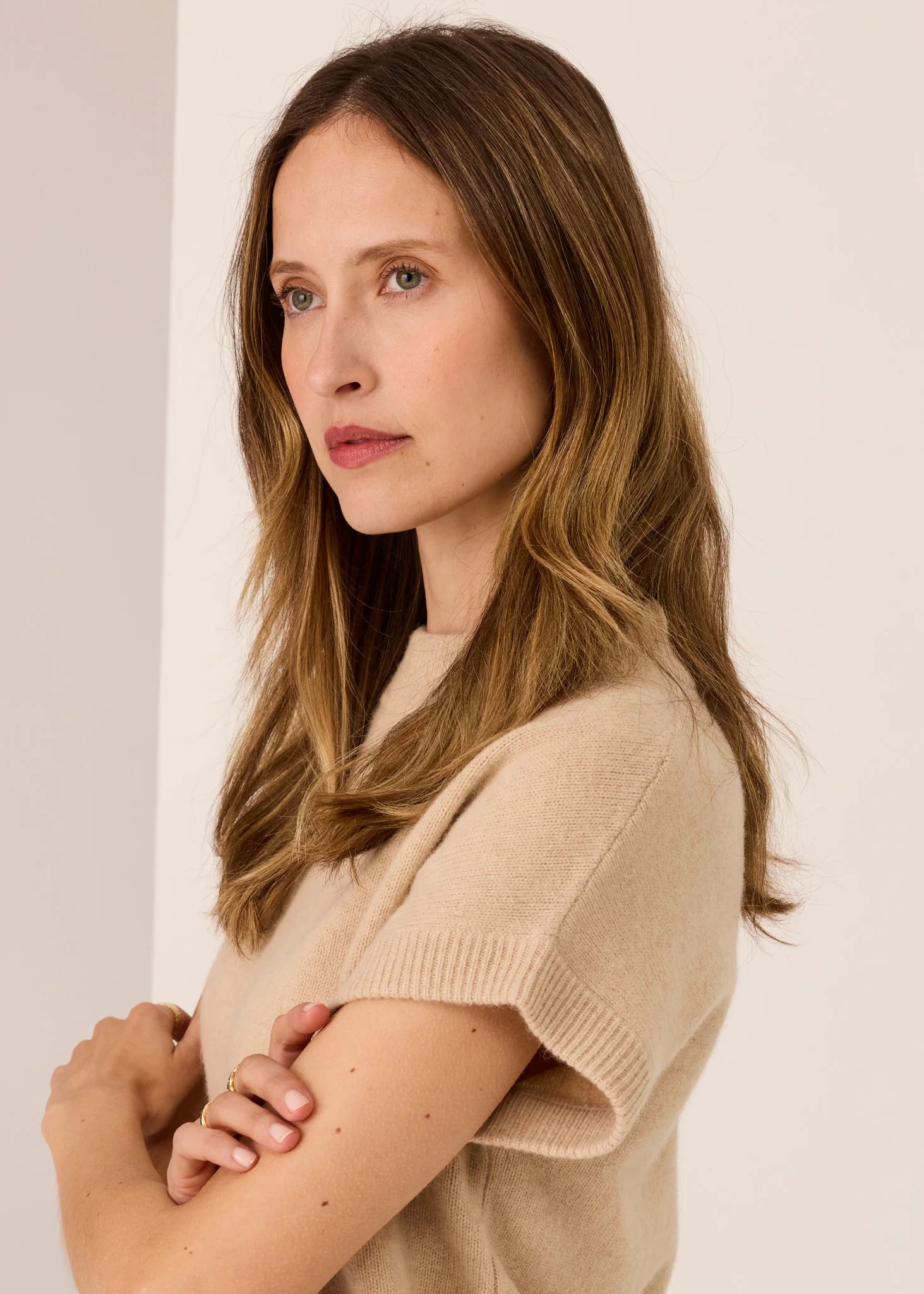 Astor Knit Top Pebble