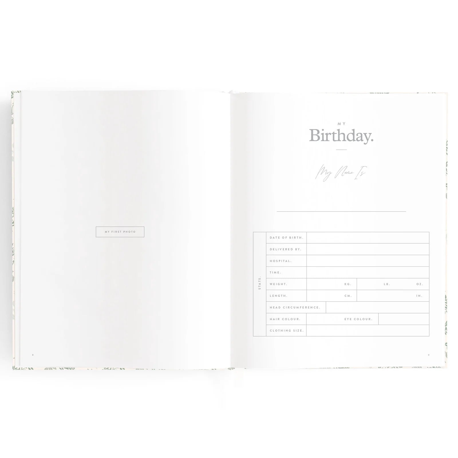 Baby Book Years 0-6
