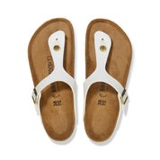 Birkenstock Gizeh Patent White Birko-Flor Regular