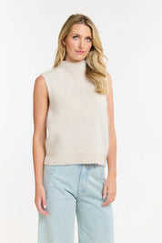 Bobby Wool/Cashmere Vest Natural