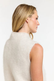 Bobby Wool/Cashmere Vest Natural