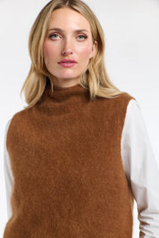 Bobby Wool/Cashmere Vest Pecan