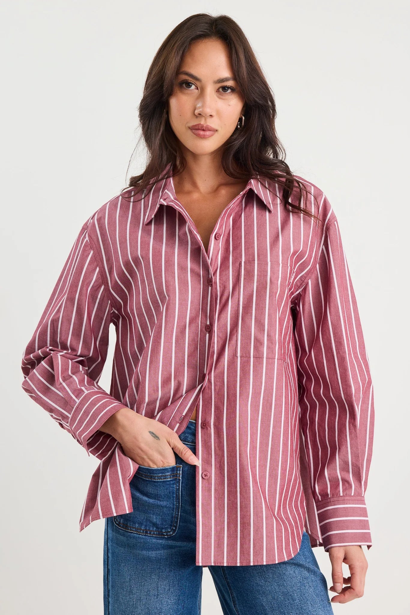 Boyfriendshirtburgundystripe.webp