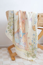 Bunny Tales Bamboo Cotton Layered Muslin Blanket