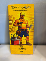 Choco Myths Aussie Legends Milk Chocolate Block - The Tradie 80g