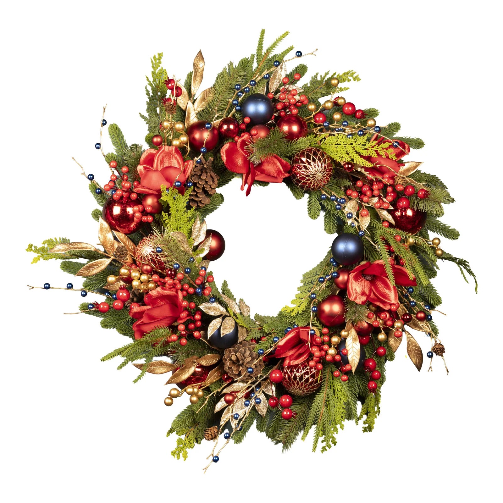 Red & Blue Exquisite Wreath