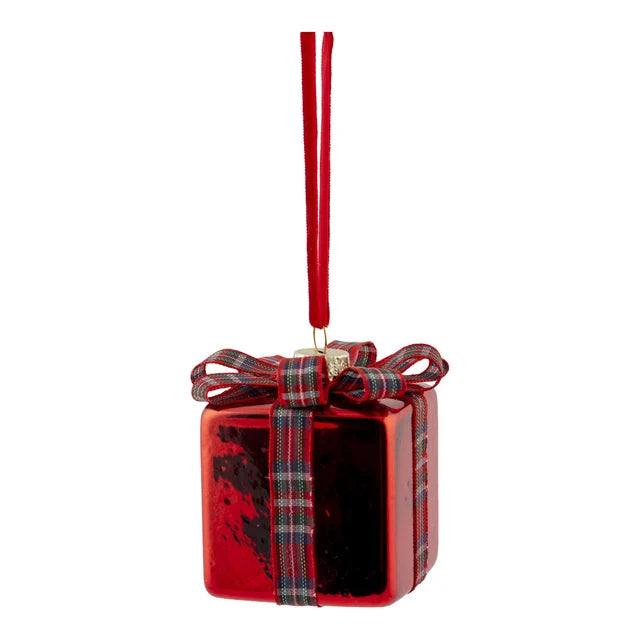 Red Tartan Gift Box