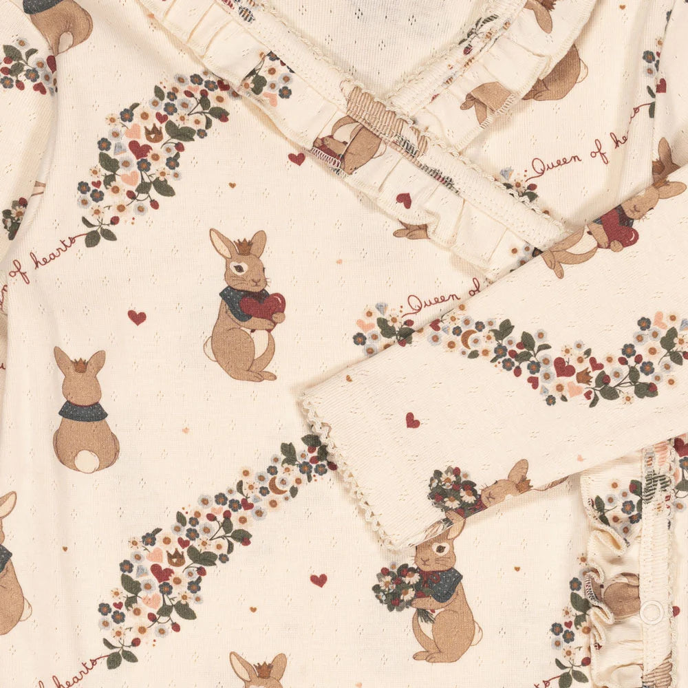 Cha Bil Wrapover body Queen of hearts set