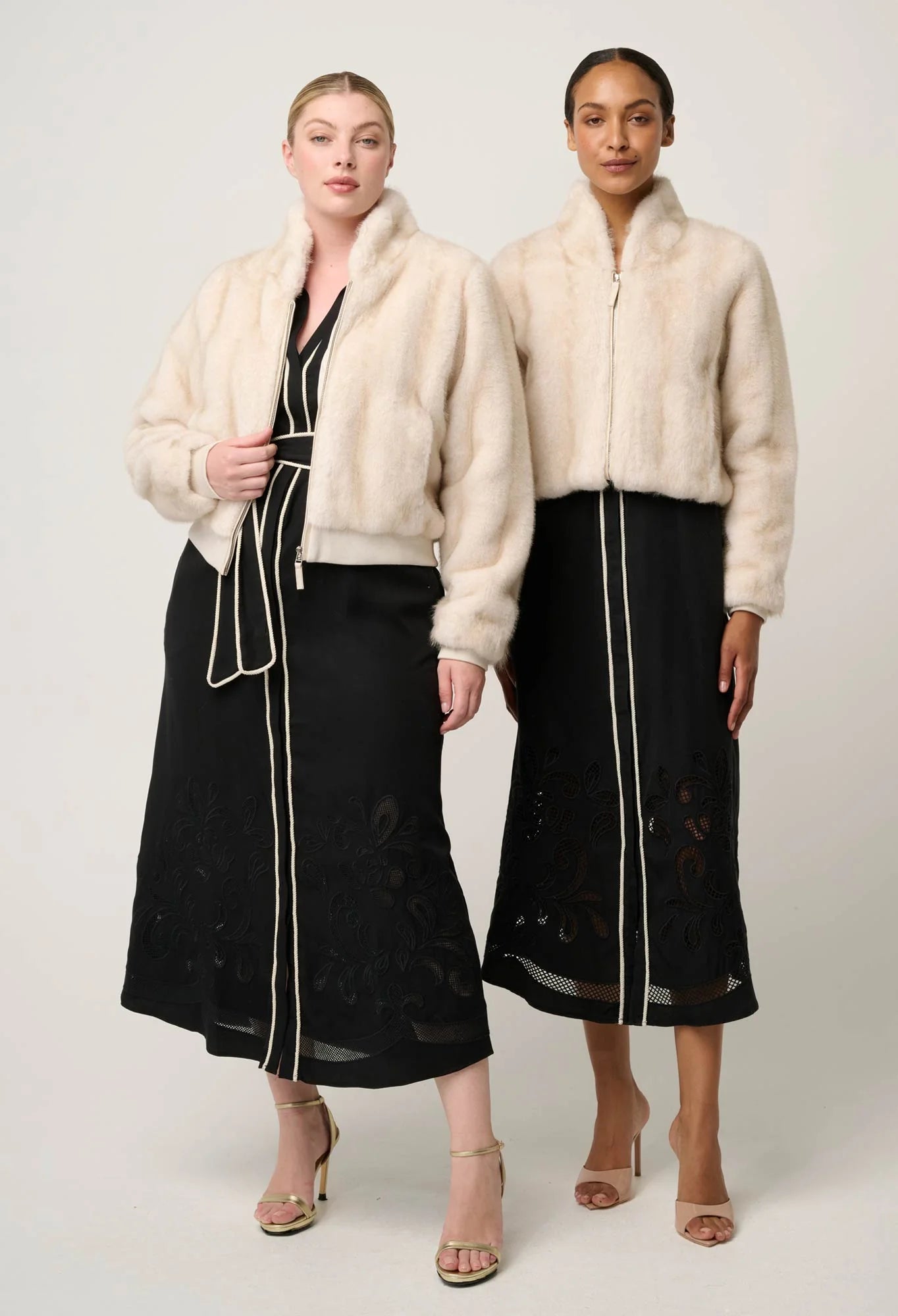 Once Was Chrysta Faux fur rib