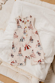 CONFETTI KIDZ Sleeveless Romper Circus Bunnies