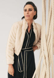 Once Was Chrysta Faux fur rib