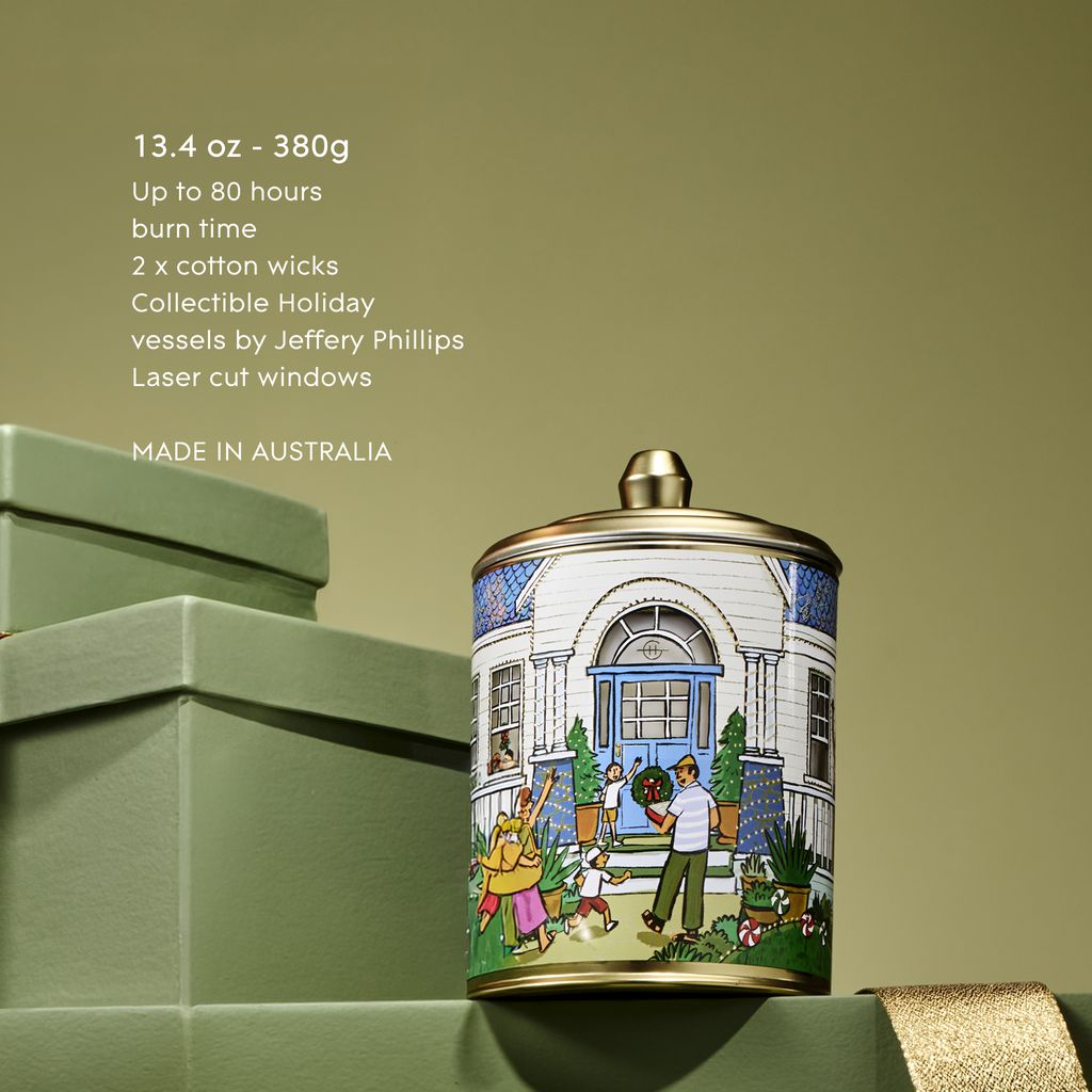 GLASSHOUSE FRAGRANCES Under the Mistletoe Candle Limited Edition 380g