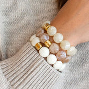 PARABAYA Bombom Single Bracelet -Ivory