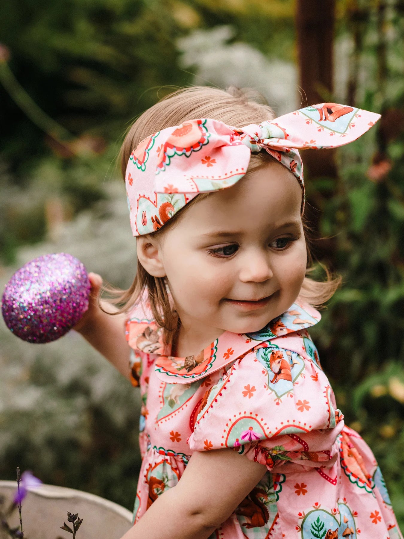 Fleur Harris Divine Dress and Headband Set - Peach