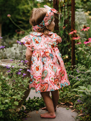 Fleur Harris Divine Dress and Headband Set - Peach