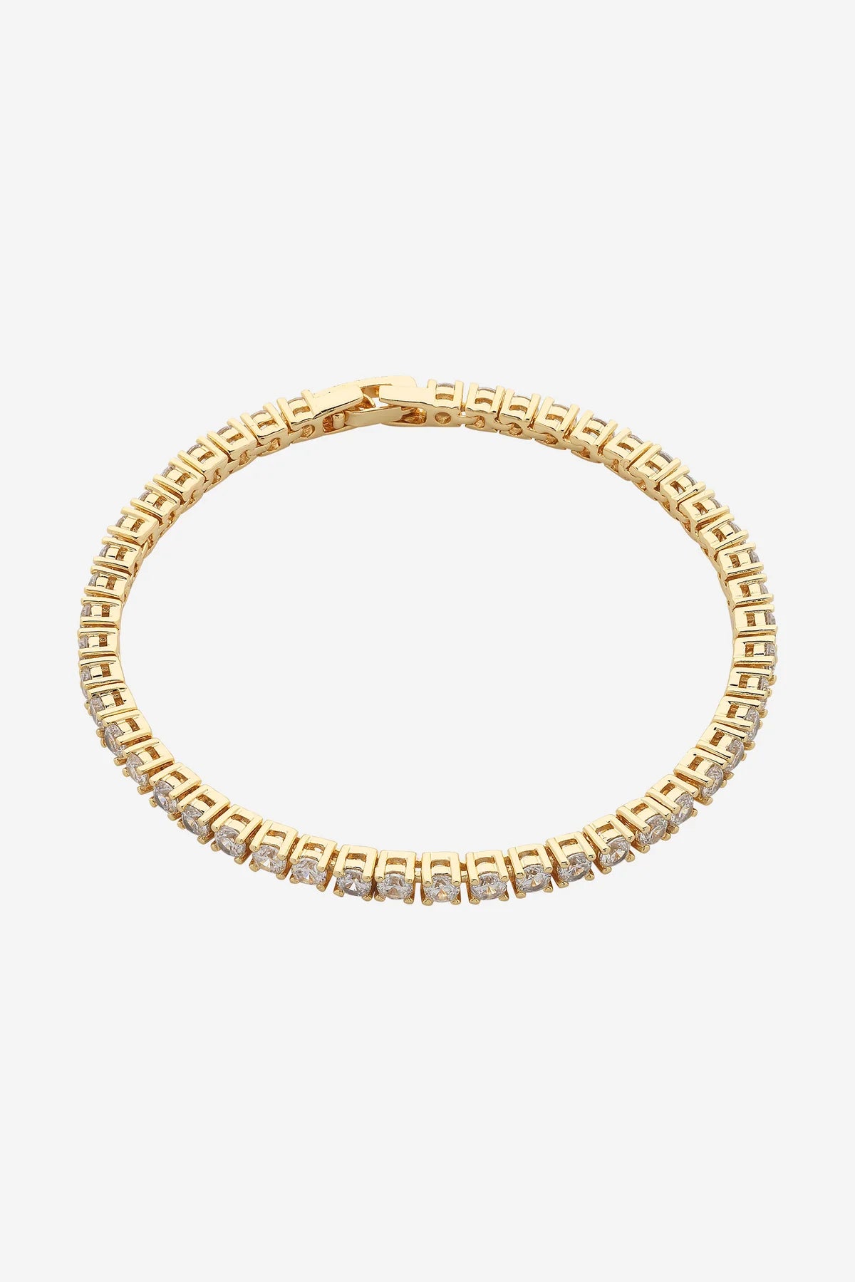 Dolce Vita Soft Gold Cz Blet Bracelet