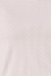 Gingerlilly - Ellie Lightweight Velour Cable Knit Set Pink