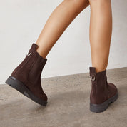 Frankie 4 Chocolate Suede Boot