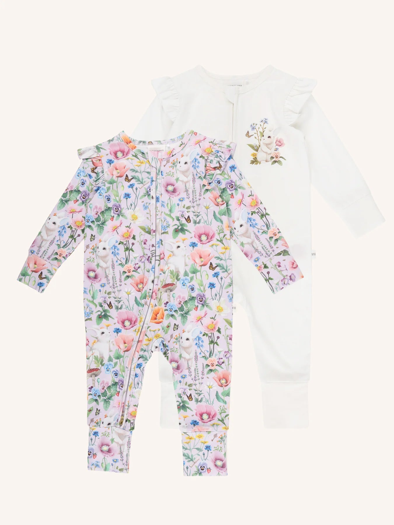 Fleur Harris Baby Coverall Set Lilac
