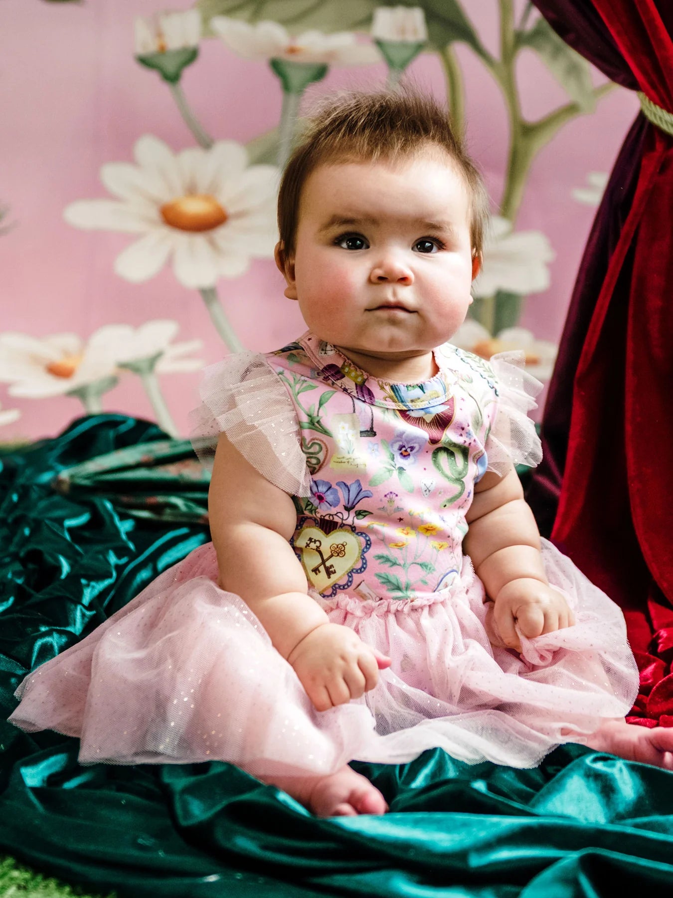 FLEUR HARRIS Dreamy Tutu Bodysuit Dress - Parfait Pink