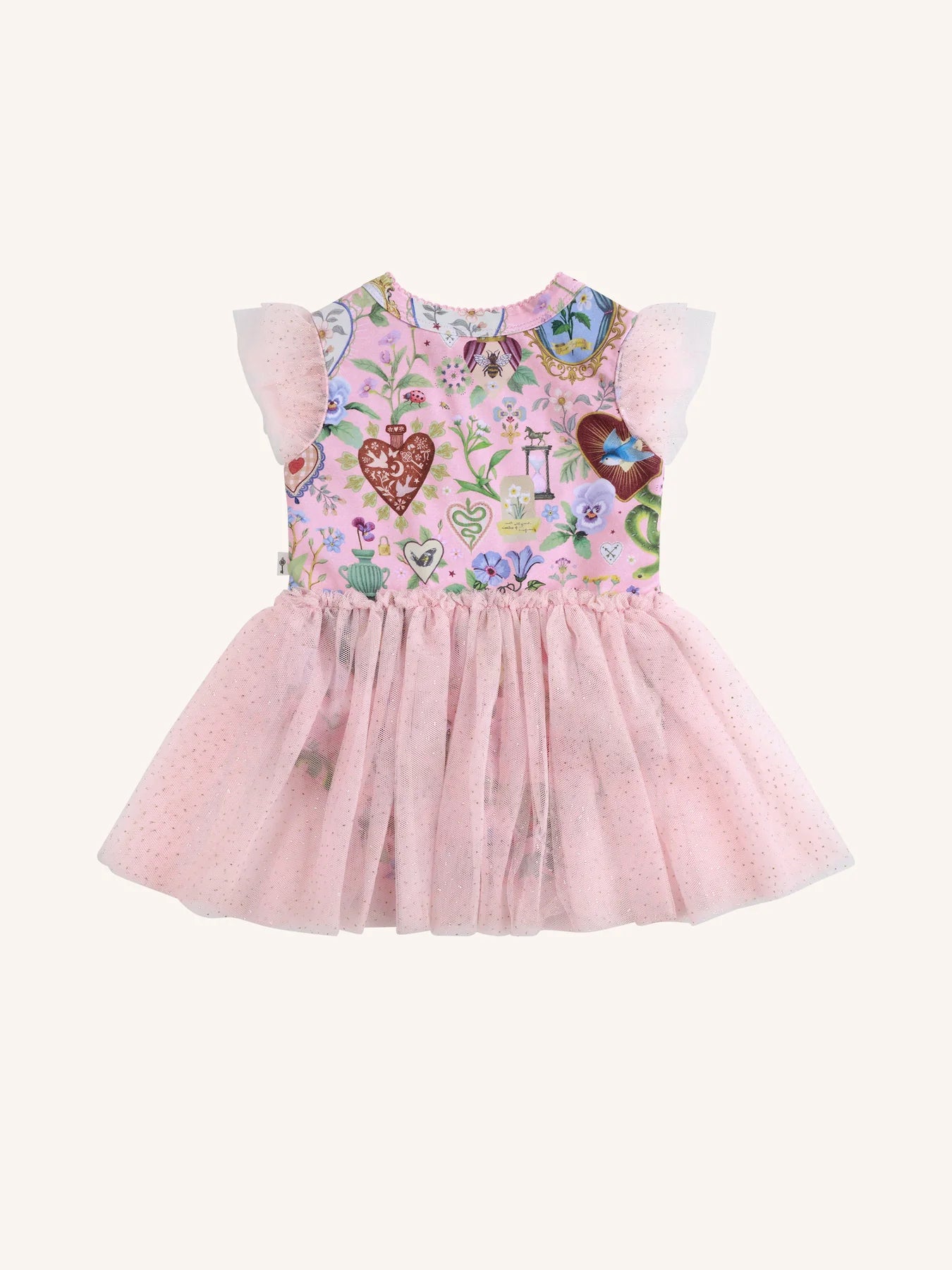 FLEUR HARRIS Dreamy Tutu Bodysuit Dress - Parfait Pink