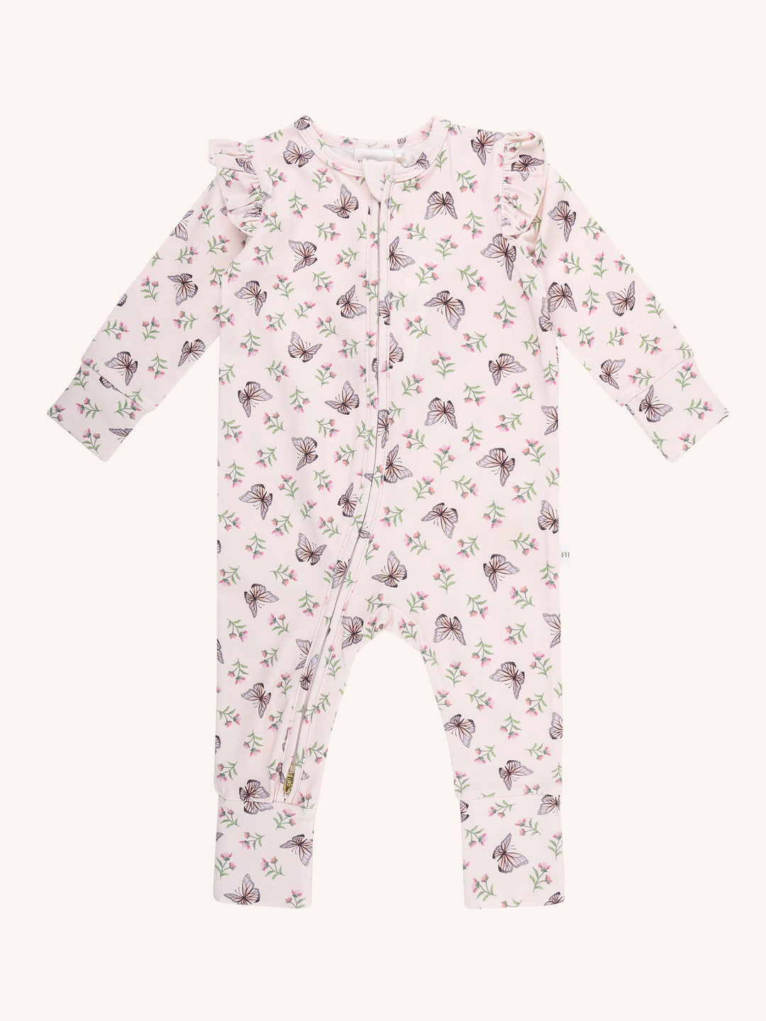 Fleur Harris Precious Frill Coverall Pearl