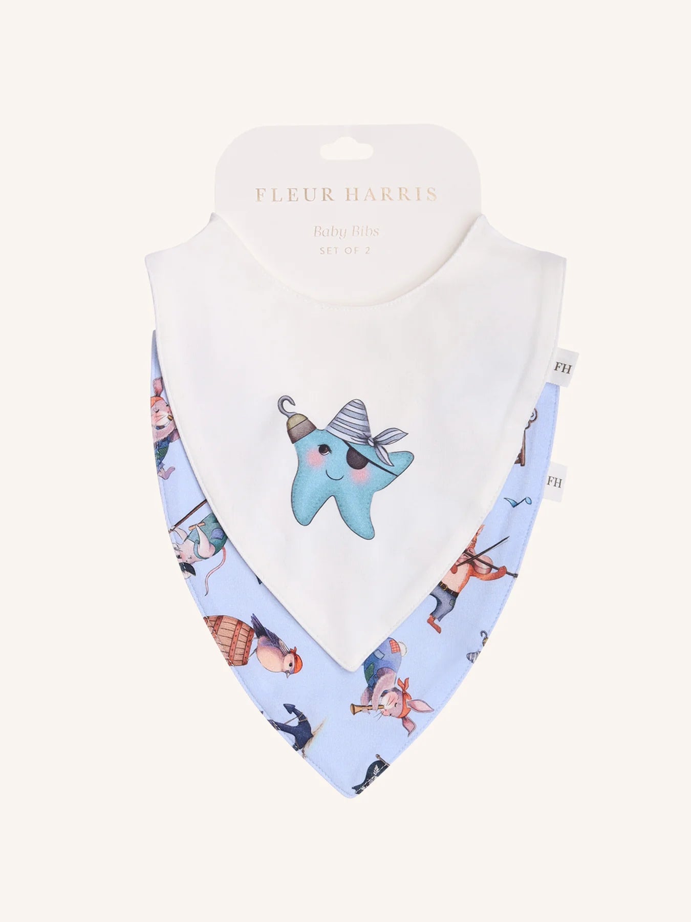 FLEUR HARRIS Pirate Starfish Bandana Duo -Sky