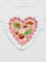 Fleur Harris 'Days of Enchantment' Sweetheart Bodysuit - Cream