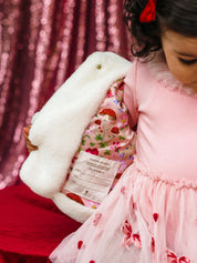 Fleur Harris Plush Jacket Snow