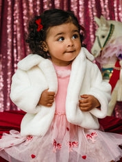 Fleur Harris Plush Jacket Snow
