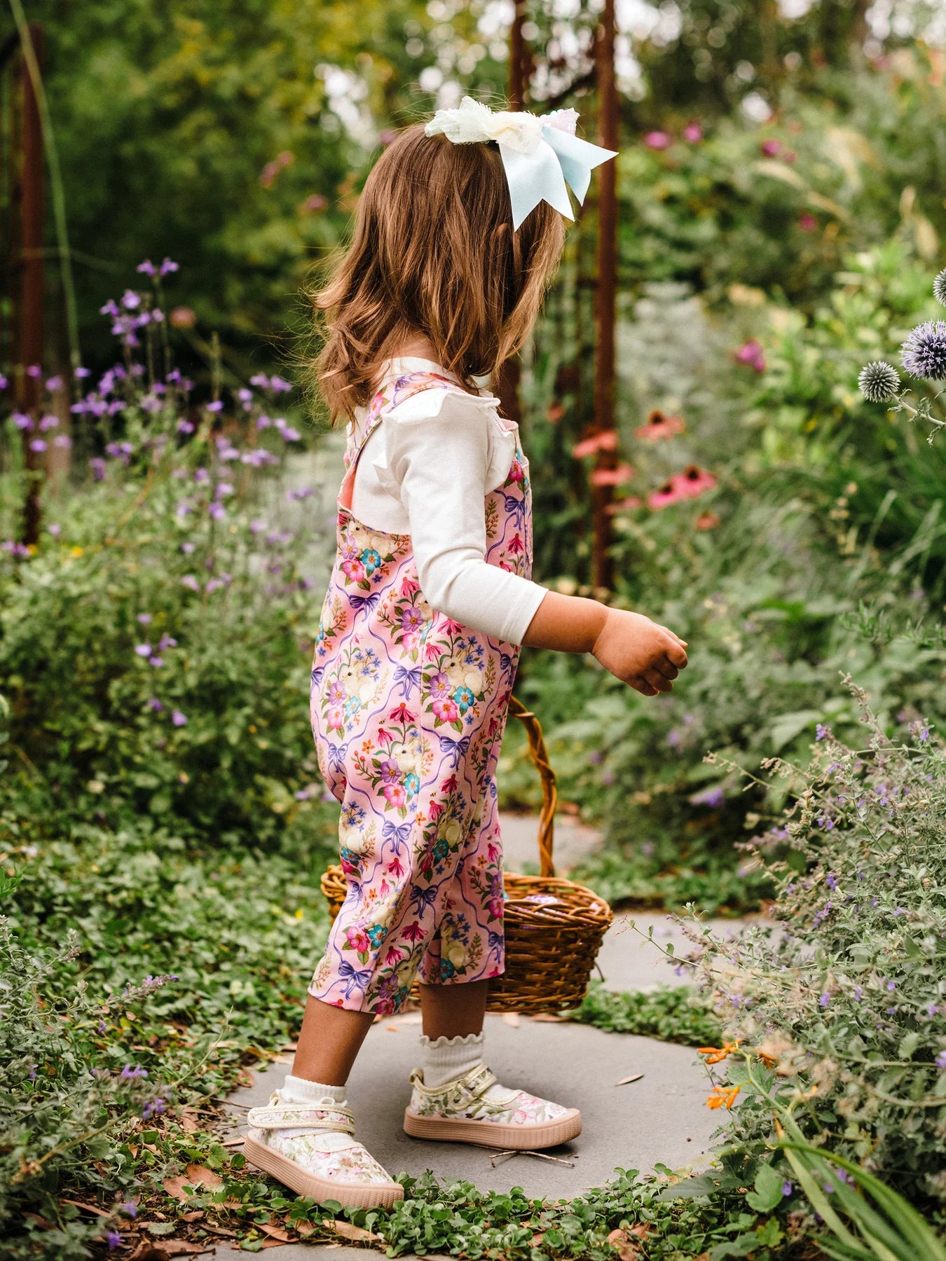 Fleur Harris 'Bunnies & Bows' Gracious Overall - Pink