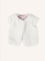 FLEUR HARRIS Snuggle Vest - Cream