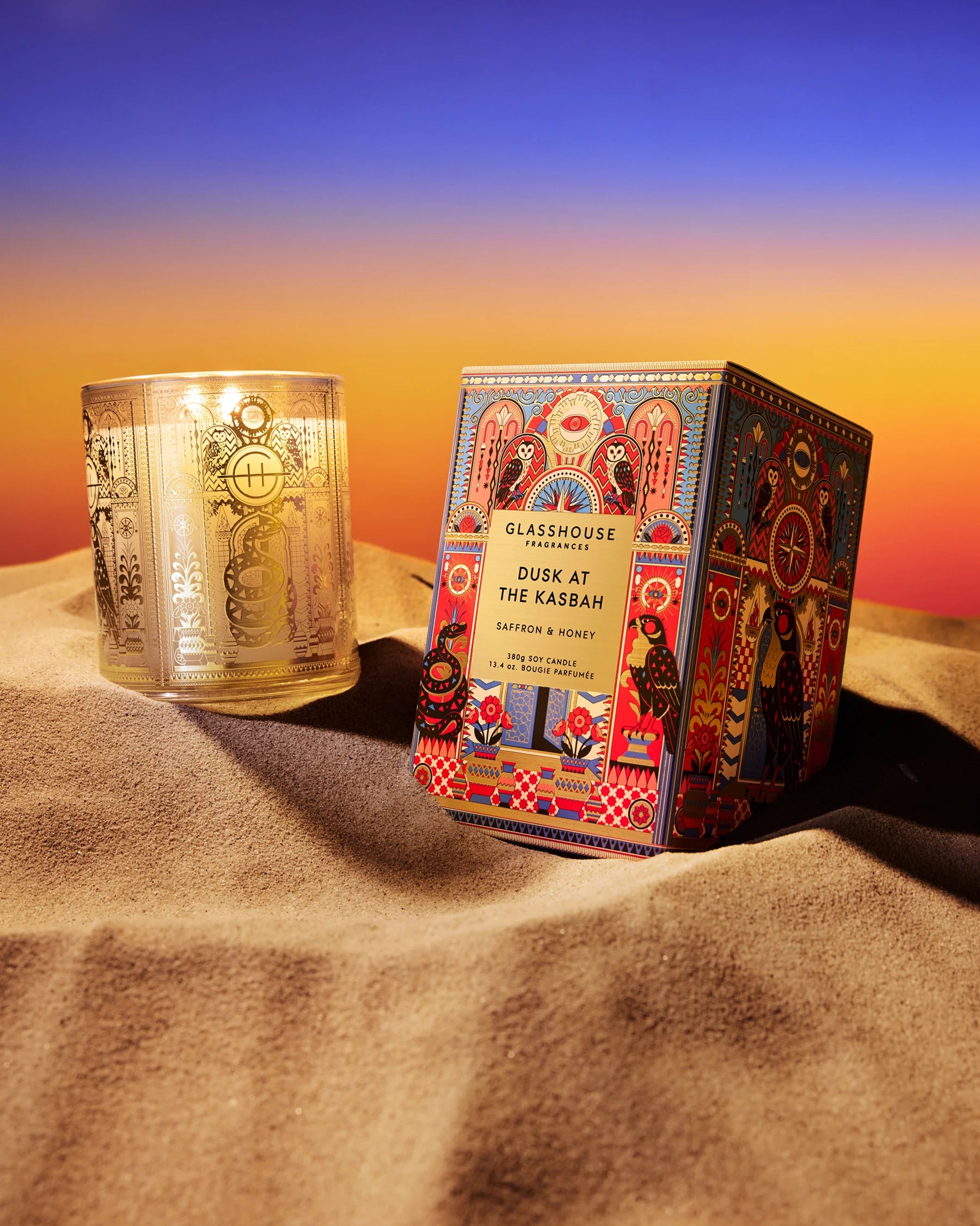 Limited Edition - Glasshouse Dusk At The Kasbah 380g scented candle