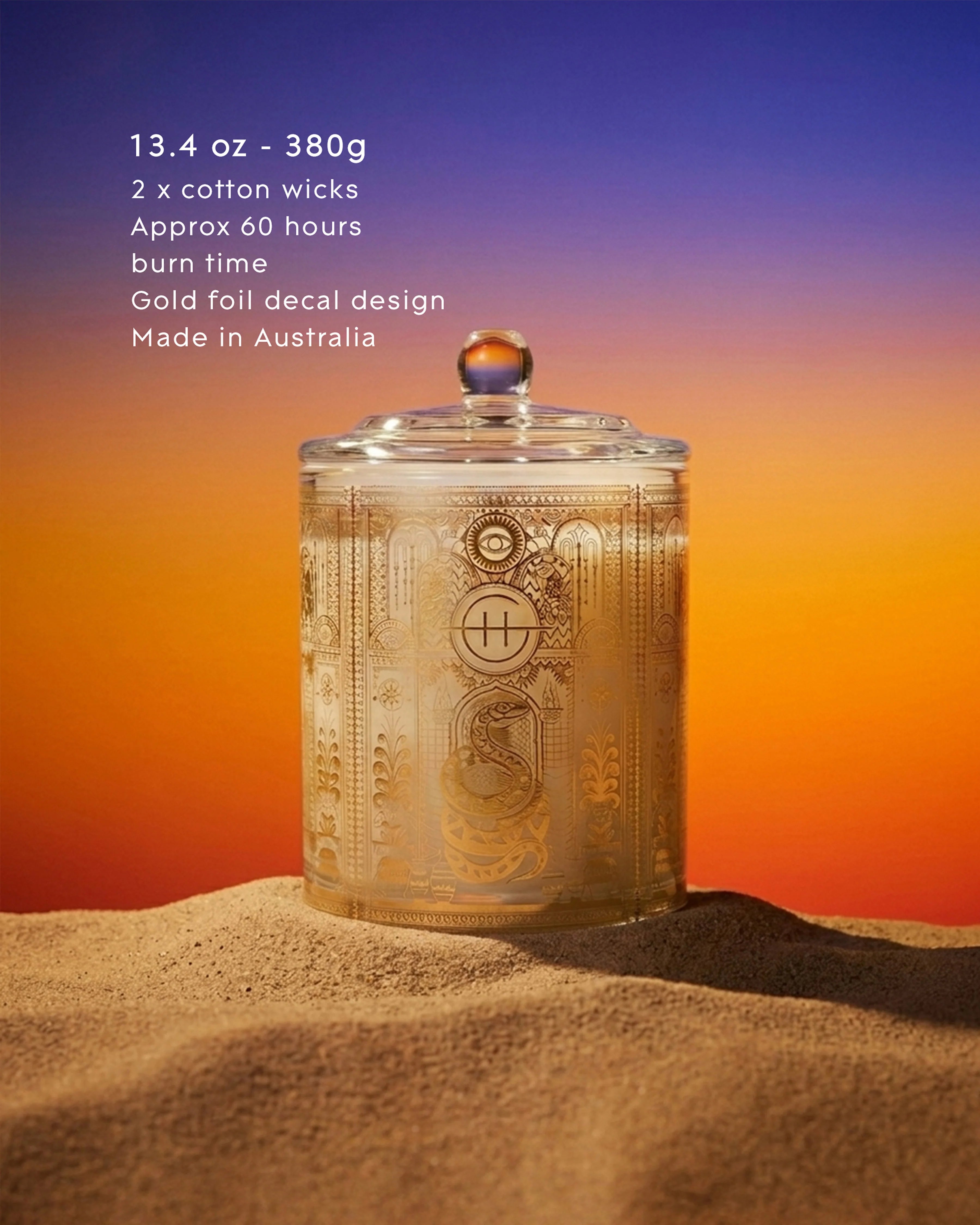 Limited Edition - Glasshouse Dusk At The Kasbah 380g scented candle