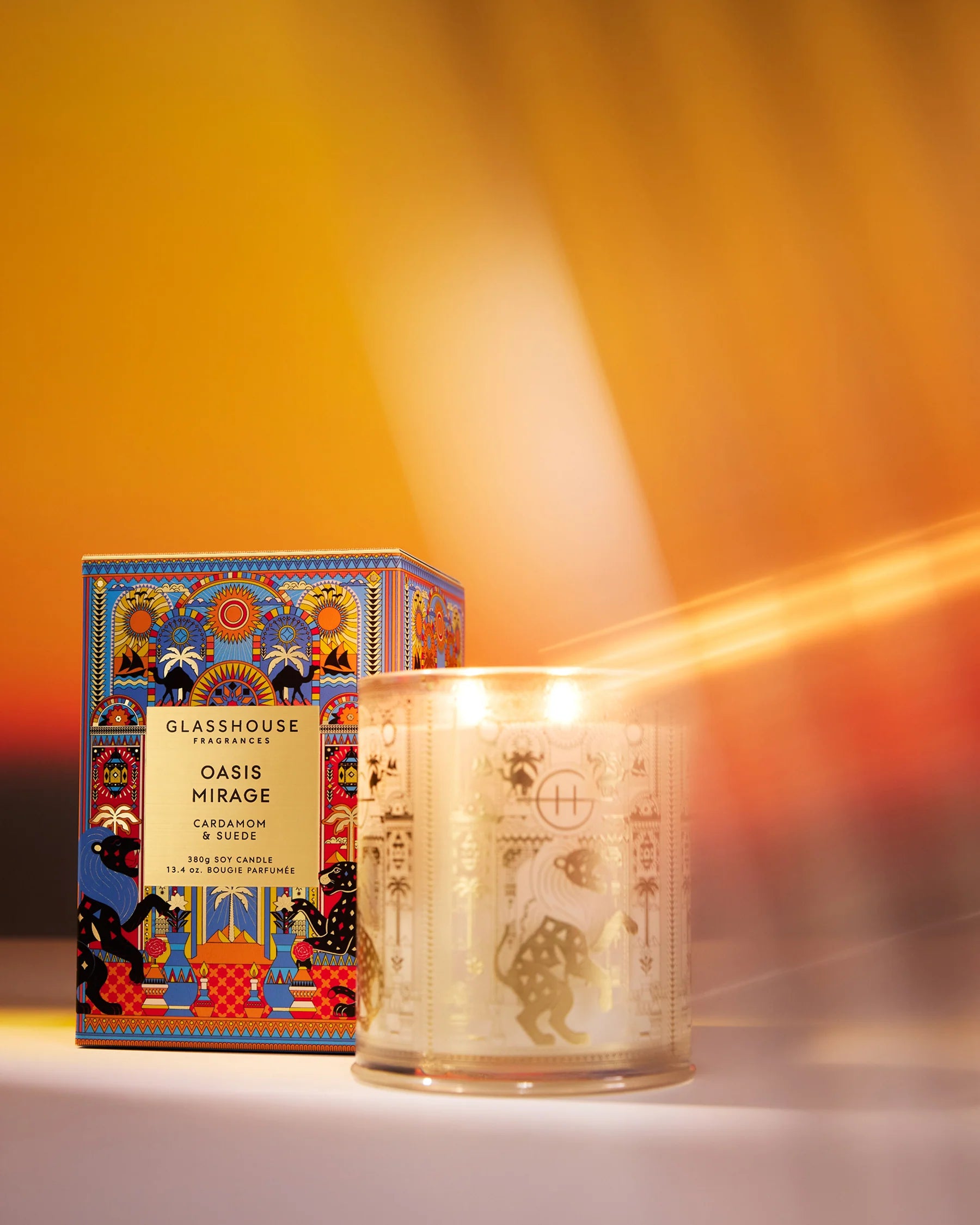 Limited Edition - Glasshouse Oasis Mirage Candle 380g scented candle